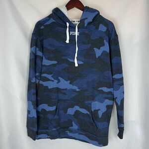 PINK Camo Sherpa Hood Sweatshirt